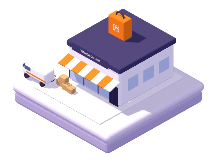 Ilustración del servicio Tiendas WooCommerce