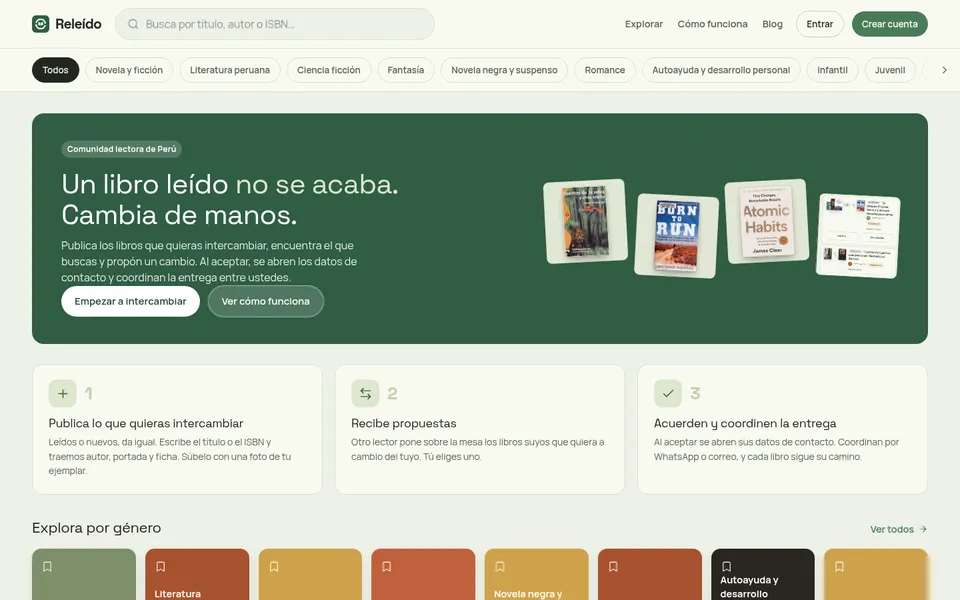 Portada de releido.com